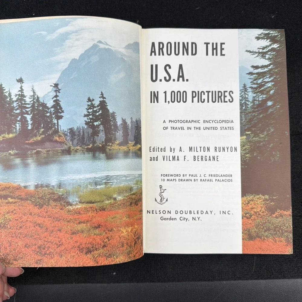 1955 AROUND THE USA IN 1000 PICTURES-Hardcover Ed.